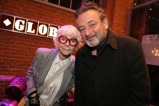 22.03.2022, Globe Wien, Österreichischer Kabarettpreis 2022, Verleihungs-Gala im Bild: Dolores Schmidinger, Herbert Haider, Österreichischer Kabarettpreis 2022