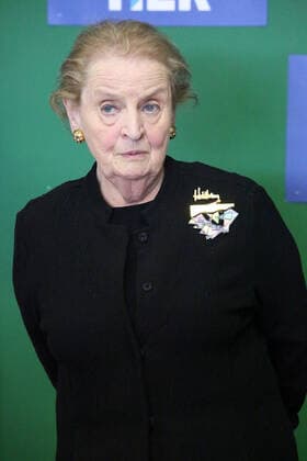 **FILE PHOTO** Madeleine Albright Has Passed Away. PHILADELPHIA, PA - OCTOBER 15 : Former Secretary of State Madeleine Albright pictured campaigning for Hillary Clinton at the Northeast Philadelphia Coordinated Campaign Office in Philadelphia, Pa on October 15, 2016 photo credit Star Shooter MediaPunch Copyright: x xStarxShooterx