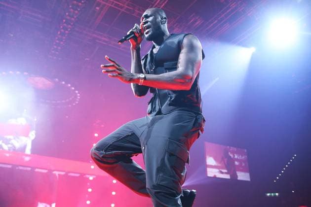 23 03 2022. Stormzy Concert Stormzy during the Stormzy Live Concert at Birmingham Arena, Birmingham, United Kingdom on 23 March 2022. Birmingham Birmingham Arena United Kingdom Editorial use only , Copyright: xAndyxShawx PSI-14937-0013