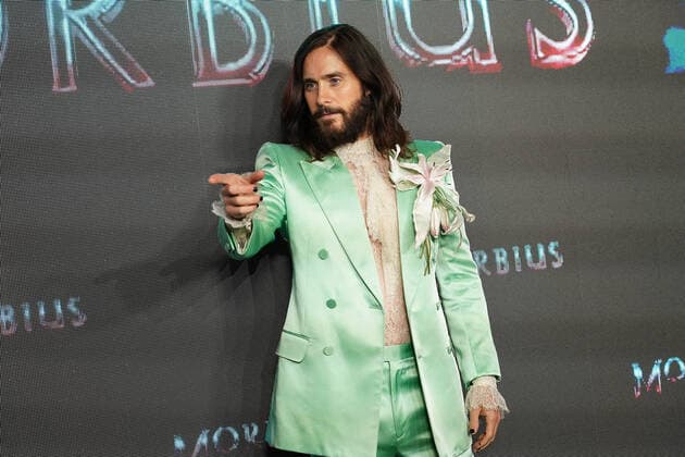 American actor Jared Leto attends the photocall of Morbius premiere in Madrid. March 23, 2022. (20220323237)