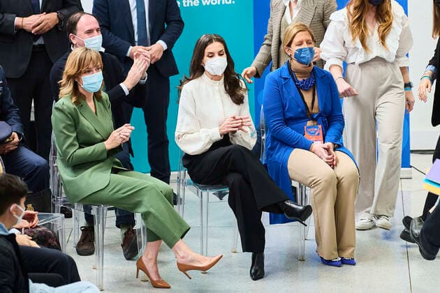 Königin Letizia ehrt Gewinner des Stiftung Prinzessin von Girona Preises in Guadalajara 24-03-2022 Queen Letizia attend announcement of the winner of the 2022 princess of Girona foundation, in the category business, at Espacio TYCE in Guadalajara. No Spain Â  Copyright: xPPEx