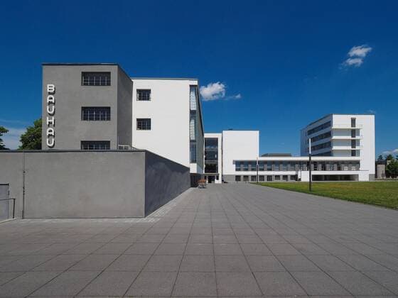 DESSAU, GERMANY - CIRCA JUNE 2019: The Bauhaus art school iconic building designed by architect Walter Gropius in 1925, model released, , property released, , 32629914.jpg, bauhaus, dessau, germany, 2019, art school, art, school, iconic building, iconic, building, architect, walter gropius, walter, gropius, 1925, architecture, landmark, town, city, urban, cityscape, saxony, deutschland, german, europe, european, editorial, modern, eu