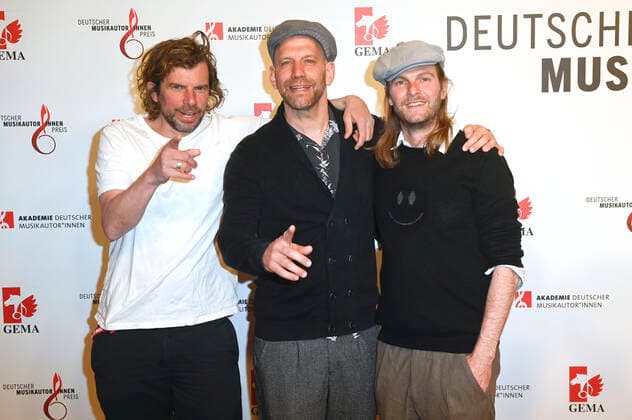 Sportfreunde Stiller beim 13. Deutschen Musikautor*innenpreis der GEMA 2022 im Hotel The Ritz-Carlton. Berlin, 24.03.2022