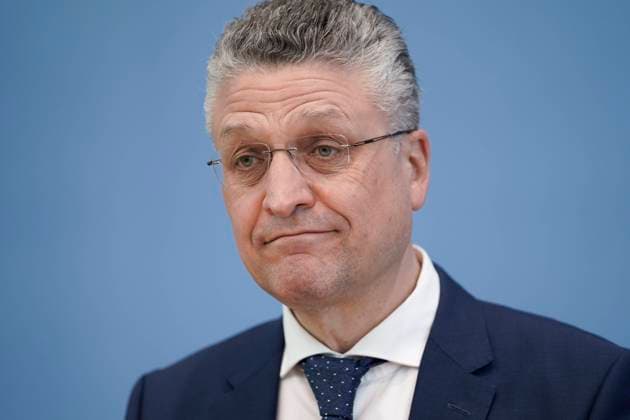 News Themen der Woche KW12 News Bilder des Tages Bundespressekonferenz Aktuelle Corona-Lage Aktuell,25.03.2022,Berlin,Prof. Dr. Lothar H. Wieler, Praesident Robert Koch-Institut (RKI) im Portrait bei der Bundespressekonferenz zum Thema Aktuelle Corona-Lage Berlin Berlin Deutschland *** Federal Press Conference Current Corona Situation Current,25 03 2022,Berlin,Prof Dr Lothar H Wieler, President Robert Koch Institute RKI in portrait at the Federal Press Conference on the topic Current Corona Situation Berlin Berlin Germany