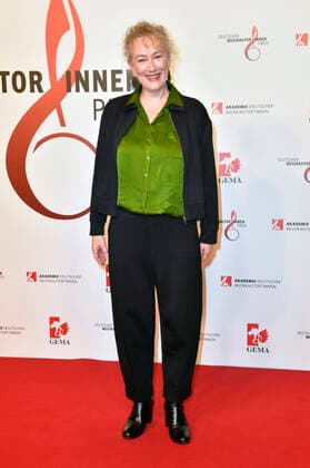 Julia Hülsmann beim 13. Deutschen Musikautor*innenpreis der GEMA 2022 im Hotel The Ritz-Carlton. Berlin, 24.03.2022