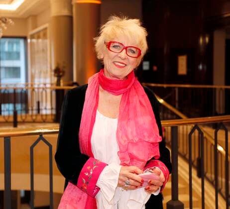 Monika Erhardt-Lakomy bei Verleihung Deutscher Musikautor:innenpreis 2022 im Hotel RITZ-CARLTON Berlin. Redaktion Laurent, Berlin 24.03.22