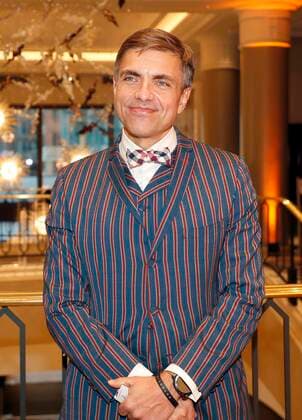 Moritz Eggert bei Verleihung Deutscher Musikautor:innenpreis 2022 im Hotel RITZ-CARLTON Berlin. Redaktion Laurent, Berlin 24.03.22