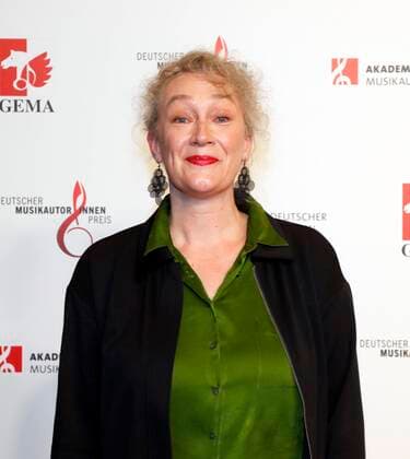 Julia Hülsmann bei Verleihung Deutscher Musikautor:innenpreis 2022 im Hotel RITZ-CARLTON Berlin. Redaktion Laurent, Berlin 24.03.22