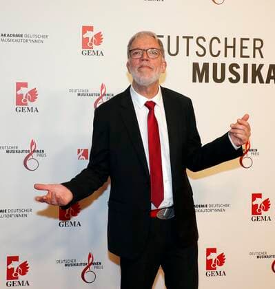 Wolfgang Trepper bei Verleihung Deutscher Musikautor:innenpreis 2022 im Hotel RITZ-CARLTON Berlin. Redaktion Laurent, Berlin 24.03.22