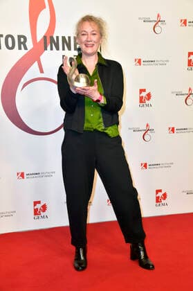Julia Hülsmann beim 13. Deutschen Musikautor*innenpreis der GEMA 2022 im Hotel The Ritz-Carlton. Berlin, 24.03.2022