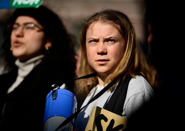 Bilder des Jahres 2022, News 03 März News Themen der Woche KW12 News Bilder des Tages Greta Thunberg takes part in a Fridays For Future school strike for climate and social justice march through Stockholm, Sweden March 25, 2022. STOCKHOLM Sweden x12110x *** Greta Thunberg takes part in a Fridays For Future school strike for climate and social justice march through Stockholm, Sweden March 25, 2022 STOCKHOLM Sweden x12110x,  Copyright: xPaulxWennerholm TTx FRIDAYS FOR FUTURE DEMONSTRATION STOCKHOLM