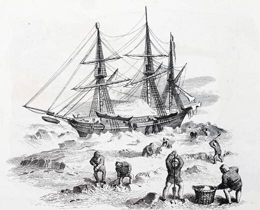 HMS Terror locked in the ice in Prosen Strait, London, 1881. WorldxHistoryxArchive 917_05_wha_145_0465
