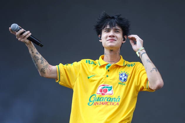 March 25, 2022, USA: Jxdn during the Lollapalooza Brasil 2022 music festival at Autodromo Joso Carlos Pace in Interlagos in the south region of SoÂ£o Paulo this Friday, 25. USA - ZUMAc233 20220325_zsp_c233_017 Copyright: xVanessaxCarvalhox
