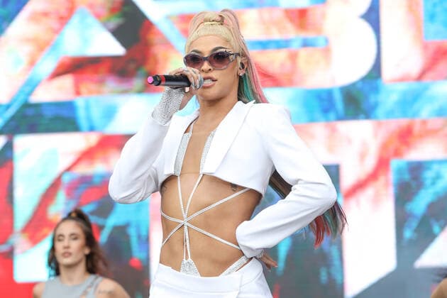 March 25, 2022, USA: Pabblo Vittar during Lollapalooza Brasil 2022 music festival at AutoÂ³dromo Interlagos in SoÂ£o Paulo this Friday, March 25 USA - ZUMAc233 20220325_zsp_c233_048 Copyright: xVanessaxCarvalhox