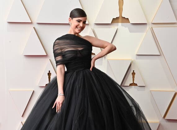 Vanessa Hudgens arrives for the 94th annual Academy Awards at the Dolby Theatre in the Hollywood section of Los Angeles on Sunday, March 27, 2022.  LAP2022032722 JIMxRUYMEN