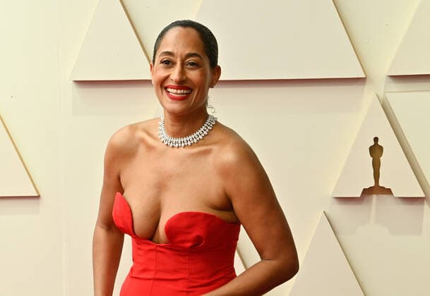 Tracee Ellis Ross arrives for the 94th annual Academy Awards at the Dolby Theatre in the Hollywood section of Los Angeles on Sunday, March 27, 2022.  LAP20220327104 JIMxRUYMEN