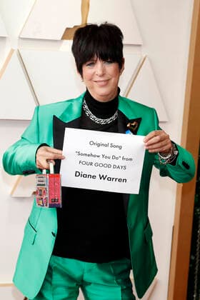 March 27, 2022, Los Angeles, CA, USA: LOS ANGELES - MAR 27: Diane Warren at the 94th Academy Awards at Dolby Theater on March 27, 2022 in Los Angeles, CA Los Angeles USA - ZUMAnc22 20220327_zaa_nc22_073 Copyright: xKathyxHutchinsx