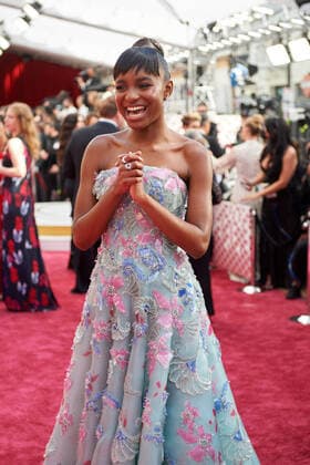 Saniyya Sidney arrives on the red carpet of the 94th OscarsÂ® at the Dolby Theatre at Ovation Hollywood in Los Angeles, CA, on Sunday, March 27, 2022.  Copyright: xx 34342-007THA