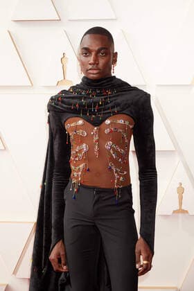 Rickey Thompson arrives on the red carpet of the 94th OscarsÂ® at the Dolby Theatre at Ovation Hollywood in Los Angeles, CA, on Sunday, March 27, 2022.  Copyright: xx 34342-116THA