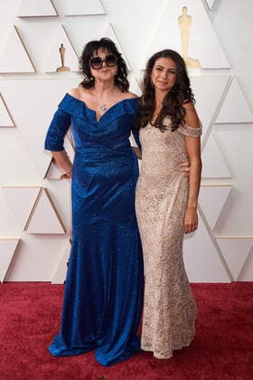 OscarÂ® nominee Joanna Quinn and guest arrive on the red carpet of the 94th OscarsÂ® at the Dolby Theatre at the Ovation Hollywood in Los Angeles, CA, on Sunday, March 27, 2022.  Copyright: xx 34342-178THA