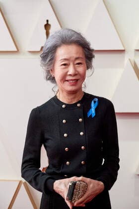 Youn Yuh-jung arrives on the red carpet of the 94th OscarsÂ® at the Dolby Theatre at Ovation Hollywood in Los Angeles, CA, on Sunday, March 27, 2022.  Copyright: xx 34342-283THA