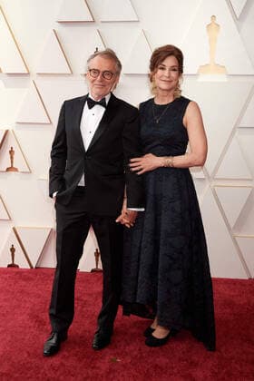 OscarÂ® nominee Dan Laustsen and guest arrive on the red carpet of the 94th OscarsÂ® at the Dolby Theatre at the Ovation Hollywood in Los Angeles, CA, on Sunday, March 27, 2022.  Copyright: xx 34342-315THA