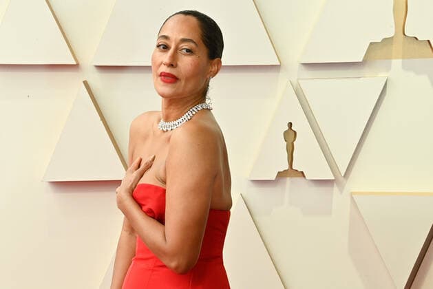 Tracee Ellis Ross arrives for the 94th annual Academy Awards at the Dolby Theatre in the Hollywood section of Los Angeles on Sunday, March 27, 2022.  LAP20220327165 JIMxRUYMEN