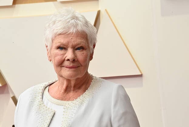 Judi Dench arrives for the 94th annual Academy Awards at the Dolby Theatre in the Hollywood section of Los Angeles on Sunday, March 27, 2022.  LAP20220327293 JIMxRUYMEN