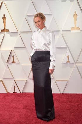 Uma Thurman arrives on the red carpet of the 94th OscarsÂ® at the Dolby Theatre at Ovation Hollywood in Los Angeles, CA, on Sunday, March 27, 2022.  Copyright: xx 34342-809THA