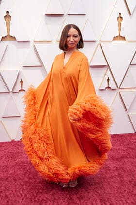 Maya Rudolph arrives on the red carpet of the 94th OscarsÂ® at the Dolby Theatre at Ovation Hollywood in Los Angeles, CA, on Sunday, March 27, 2022.  Copyright: xx 34342-814THA