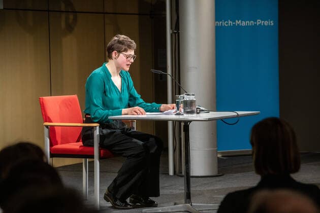 Lesung Heinrich-Mann-Preis 2022 an Lothar Müller Lesung aus Texten Heinrich Manns: Johanna Polley in der Akademie der Künste Berlin So, 27.03.2022