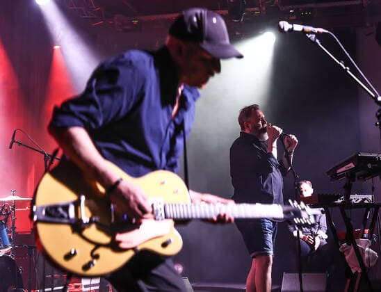 Konzert von Arab Strap, Festival opening SONIC MORGUE, Silent Green Berlin Arab Strap, Aidan Moffat voc. Malcolm Middleton guit