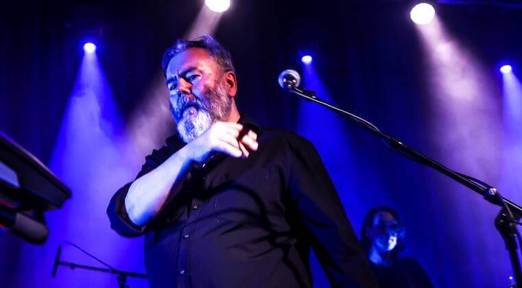 Konzert von Arab Strap, Festival opening SONIC MORGUE, Silent Green Berlin Arab Strap, Aidan Moffat voc. Malcolm Middleton guit