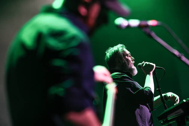 Konzert von Arab Strap, Festival opening SONIC MORGUE, Silent Green Berlin Arab Strap, Aidan Moffat voc. Malcolm Middleton guit