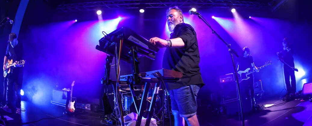 Konzert von Arab Strap, Festival opening SONIC MORGUE, Silent Green Berlin Arab Strap, Aidan Moffat voc. Malcolm Middleton guit