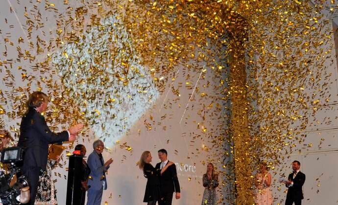 Jan Bolland gewinnt den NEXT GEN HOTELIER DES JAHRES im Grand ElysÃ e Hamburg Hotel. Hamburg, 28.03.2022 xxxMatthiasWehnertxxx Next Gen Hotelier des Jahres, Hamburg Hamburg Deutschland Hamburg