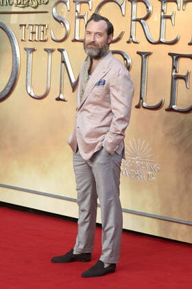 Entertainment Themen der Woche KW13 Entertainment Bilder des Tages Jude Law attends the World Premiere of Fantastic Beasts: The Secrets of Dumbledore at Royal Festival Hall in London. MARCH 29th 2022  CMYx2308