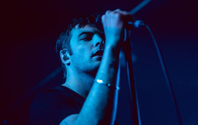 Fontaines D.C. live in Malmoe, Sweden Malmoe, Sweden. 30th, March 2022. The Irish post-punk band Fontaines D.C. performs a live concert at Plan B in Malmoe. Here vocalist Grian Chatten is seen live on stage. Malm? Sweden  Copyright: xGonzalesxPhoto JoexMillerx