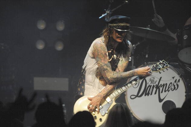 CHICAGO, IL - MARCH 30: The Darkness in concert at The Park West in Chicago, Illinois on March 30,2022. Copyright: xGenexAmbox