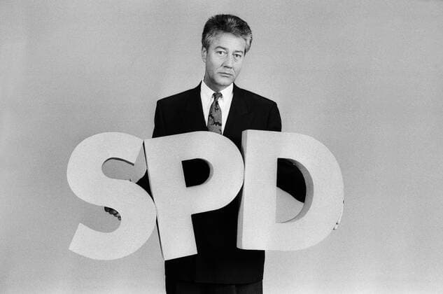 Deutschland, Bonn, 17.05.1991. Archiv.: 27-59-25 Für Ihr Archiv! Foto: Bjoern Engholm, designierter SPD-Bundesvorsitzender Für Ihr Archiv! *** Germany, Bonn, 17 05 1991 Archive 27 59 25 For your archive Photo Bjoern Engholm, designated SPD Federal Chairman For your archive