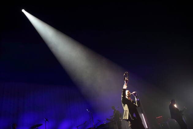 Entertainment Bilder des Tages Sivert Hoyem von der Band Madrugada bei einem Konzert im Tempodrom in Berlin, 1. April 2022. Madrugada Konzert Berlin