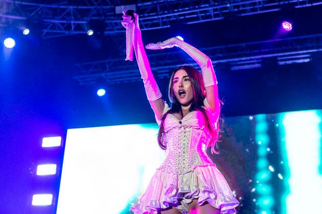 Madison Beer Performs In Milan Italy Madison Beer performs live at Fabrique on April 1, 2022 in Milan, Italy. Milan Milan Italy  Copyright: xRobertoxFiniziox originalFilename: finizio-madisonb220401_npN7P.jpg