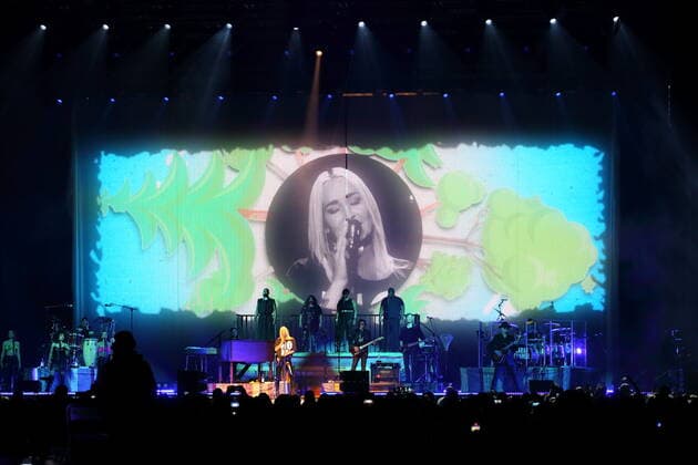 Sarah Connor bei einem Konzert in der Mercedes-Benz Arena in Berlin, 2. April 2022. Sarah Connor Konzert Berlin