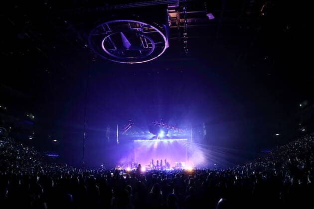 Sarah Connor bei einem Konzert in der Mercedes-Benz Arena in Berlin, 2. April 2022. Sarah Connor Konzert Berlin