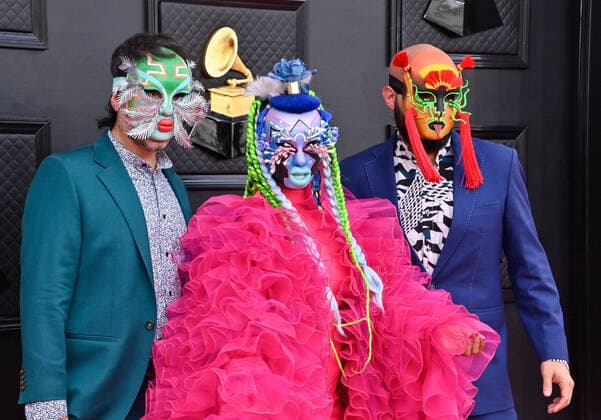 Entertainment Themen der Woche KW13 Bomba Estéreo arrive for the 64th annual Grammy Awards at the MGM Grand Garden Arena in Las Vegas, Nevada on Sunday, April 3, 2022.  LAV20220403236 JIMxRUYMEN