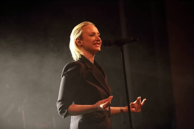 Leslie Clio bei einem Konzert im Columbia Theater in Berlin, 3. April 2022. Leslie Clio Konzert Berlin