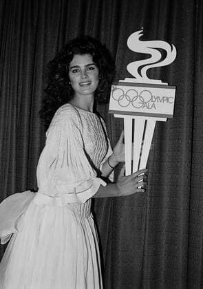 Brookie Shields at the March of Dimes Olympic Gala, 1984 Copyright: xRonxWolfsonx xMediaPunchx