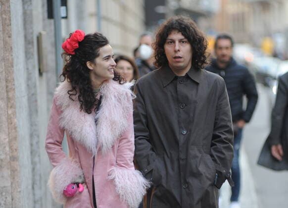 Milan, 04-04-2022 Chiara Scelsi, the famous model who works for several prestigious brands and Dolce & Gabbana s muse, surprised walking through the streets of the center with her boyfriend Gianmaria Coccoluto, son of the famous DJ Claudio who died a year ago.  Copyright: xMimmoxCarrierox xipa-agency.netx xMIMMOxCARRIEROx