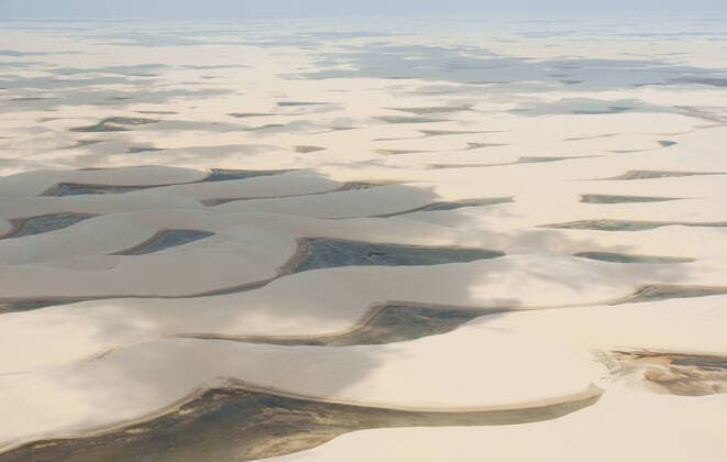 Creative Highlights World See aerial, City, Lencois Maranhense, Barreirinhas, Maranhao, Brazil LG-08716 1061_14_LG-08716