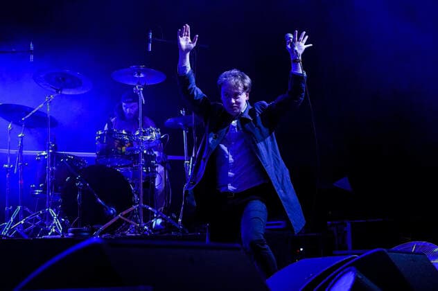Konzert von Lice in der Berliner Columbiahalle Die Band Lice aus Bristol spielte als Vorband von Sleaford Mods in der ausverkauften Berliner Columbiahalle., Berlin Berlin Deutschland Neukölln